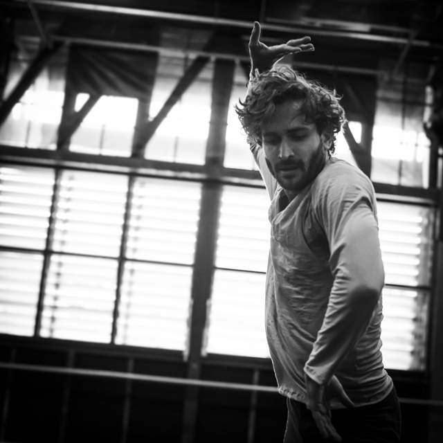 SDC dancer Richard Cilli in rehearsal for Quintett. Photo by Peter Greig
